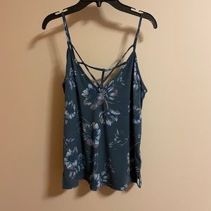 Free People | Floral Strappy Tank